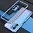 Coque Bumper Luxe Aluminum Metal Etui S01 pour Xiaomi Poco F3 5G Bleu