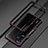 Coque Bumper Luxe Aluminum Metal Etui S01 pour Xiaomi Poco F3 GT 5G Rouge et Noir