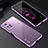 Coque Bumper Luxe Aluminum Metal Etui S01 pour Xiaomi Redmi Note 11 Pro+ Plus 5G Violet Clair