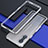 Coque Bumper Luxe Aluminum Metal Etui S02 pour Xiaomi Poco F3 GT 5G Argent