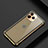 Coque Bumper Luxe Aluminum Metal Etui T01 pour Apple iPhone 11 Pro Or