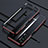 Coque Bumper Luxe Aluminum Metal Etui T01 pour Huawei Honor 20S Rouge et Noir