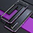 Coque Bumper Luxe Aluminum Metal Etui T01 pour Huawei Nova 7 SE 5G Violet et Noir