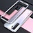 Coque Bumper Luxe Aluminum Metal Etui T01 pour Huawei P40 Lite 5G Argent