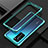 Coque Bumper Luxe Aluminum Metal Etui T01 pour Huawei P40 Pro Cyan