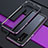 Coque Bumper Luxe Aluminum Metal Etui T01 pour Huawei P40 Violet