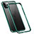 Coque Bumper Luxe Aluminum Metal Etui T02 pour Apple iPhone 12 Pro Max Vert