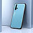 Coque Bumper Luxe Aluminum Metal Etui T03 pour Huawei Nova 5 Pro Bleu Ciel