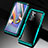 Coque Bumper Luxe Aluminum Metal Etui T03 pour Huawei P40 Cyan