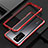 Coque Bumper Luxe Aluminum Metal Etui T04 pour Huawei P40 Rouge