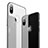 Coque Bumper Luxe Aluminum Metal Miroir Housse Etui pour Apple iPhone X Petit