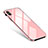 Coque Bumper Luxe Aluminum Metal Miroir Housse Etui S01 pour Apple iPhone X Rose