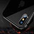 Coque Bumper Luxe Aluminum Metal pour Apple iPhone Xs Noir Petit