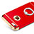 Coque Bumper Luxe Metal et Plastique avec Support Bague Anneau pour Apple iPhone 5 Rouge Petit