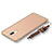 Coque Bumper Luxe Metal et Plastique Etui Housse avec Laniere pour Huawei G10 Or