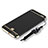 Coque Bumper Luxe Metal et Plastique Etui Housse avec Laniere pour Huawei P8 Lite Smart Noir