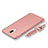 Coque Bumper Luxe Metal et Plastique Etui Housse avec Laniere pour Huawei Rhone Or Rose