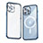 Coque Bumper Luxe Metal et Plastique Etui Housse avec Mag-Safe Magnetic Magnetique Bling-Bling LF1 pour Apple iPhone 13 Petit