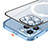 Coque Bumper Luxe Metal et Plastique Etui Housse avec Mag-Safe Magnetic Magnetique Bling-Bling LF1 pour Apple iPhone 13 Pro Petit