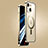 Coque Bumper Luxe Metal et Plastique Etui Housse avec Mag-Safe Magnetic Magnetique JB1 pour Apple iPhone 14 Or