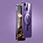 Coque Bumper Luxe Metal et Plastique Etui Housse avec Mag-Safe Magnetic Magnetique JB1 pour Apple iPhone 15 Violet