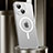 Coque Bumper Luxe Metal et Plastique Etui Housse avec Mag-Safe Magnetic Magnetique JL2 pour Apple iPhone 14 Plus Argent