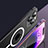 Coque Bumper Luxe Metal et Plastique Etui Housse avec Mag-Safe Magnetic Magnetique JL2 pour Apple iPhone 14 Pro Petit