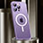 Coque Bumper Luxe Metal et Plastique Etui Housse avec Mag-Safe Magnetic Magnetique JL2 pour Apple iPhone 14 Pro Violet