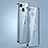 Coque Bumper Luxe Metal et Plastique Etui Housse avec Mag-Safe Magnetic Magnetique JL3 pour Apple iPhone 14 Plus Bleu