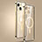 Coque Bumper Luxe Metal et Plastique Etui Housse avec Mag-Safe Magnetic Magnetique JL3 pour Apple iPhone 14 Plus Or