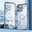 Coque Bumper Luxe Metal et Plastique Etui Housse avec Mag-Safe Magnetic Magnetique LF1 pour Apple iPhone 13 Pro Petit