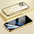 Coque Bumper Luxe Metal et Plastique Etui Housse avec Mag-Safe Magnetic Magnetique LF1 pour Apple iPhone 14 Pro Max Or