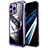 Coque Bumper Luxe Metal et Plastique Etui Housse avec Mag-Safe Magnetic Magnetique LF2 pour Apple iPhone 14 Pro Max Violet