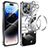 Coque Bumper Luxe Metal et Plastique Etui Housse avec Mag-Safe Magnetic Magnetique LF3 pour Apple iPhone 14 Pro Petit