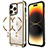 Coque Bumper Luxe Metal et Plastique Etui Housse avec Mag-Safe Magnetic Magnetique LF4 pour Apple iPhone 14 Pro Max Petit