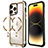 Coque Bumper Luxe Metal et Plastique Etui Housse avec Mag-Safe Magnetic Magnetique LF4 pour Apple iPhone 14 Pro Petit