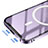 Coque Bumper Luxe Metal et Plastique Etui Housse avec Mag-Safe Magnetic Magnetique LK1 pour Apple iPhone 13 Pro Max Petit