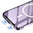 Coque Bumper Luxe Metal et Plastique Etui Housse avec Mag-Safe Magnetic Magnetique LK1 pour Apple iPhone 14 Pro Petit