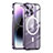 Coque Bumper Luxe Metal et Plastique Etui Housse avec Mag-Safe Magnetic Magnetique LK1 pour Apple iPhone 16 Pro Max Petit