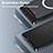 Coque Bumper Luxe Metal et Plastique Etui Housse avec Mag-Safe Magnetic Magnetique LK1 pour Sony Xperia 10 V Noir Petit