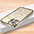 Coque Bumper Luxe Metal et Plastique Etui Housse avec Mag-Safe Magnetic Magnetique LK2 pour Apple iPhone 13 Pro Max Or