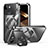 Coque Bumper Luxe Metal et Plastique Etui Housse avec Mag-Safe Magnetic Magnetique LK4 pour Apple iPhone 13 Noir