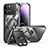 Coque Bumper Luxe Metal et Plastique Etui Housse avec Mag-Safe Magnetic Magnetique LK4 pour Apple iPhone 13 Pro Max Petit