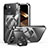 Coque Bumper Luxe Metal et Plastique Etui Housse avec Mag-Safe Magnetic Magnetique LK4 pour Apple iPhone 14 Plus Noir