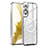 Coque Bumper Luxe Metal et Plastique Etui Housse avec Mag-Safe Magnetic Magnetique P01 pour Samsung Galaxy S21 5G Argent