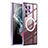 Coque Bumper Luxe Metal et Plastique Etui Housse avec Mag-Safe Magnetic Magnetique P01 pour Samsung Galaxy S21 Ultra 5G Violet