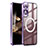 Coque Bumper Luxe Metal et Plastique Etui Housse avec Mag-Safe Magnetic Magnetique P01 pour Samsung Galaxy S24 5G Violet