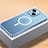 Coque Bumper Luxe Metal et Plastique Etui Housse avec Mag-Safe Magnetic Magnetique QC2 pour Apple iPhone 15 Plus Petit