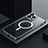Coque Bumper Luxe Metal et Plastique Etui Housse avec Mag-Safe Magnetic Magnetique QC3 pour Apple iPhone 12 Pro Petit