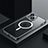 Coque Bumper Luxe Metal et Plastique Etui Housse avec Mag-Safe Magnetic Magnetique QC3 pour Apple iPhone 13 Mini Noir